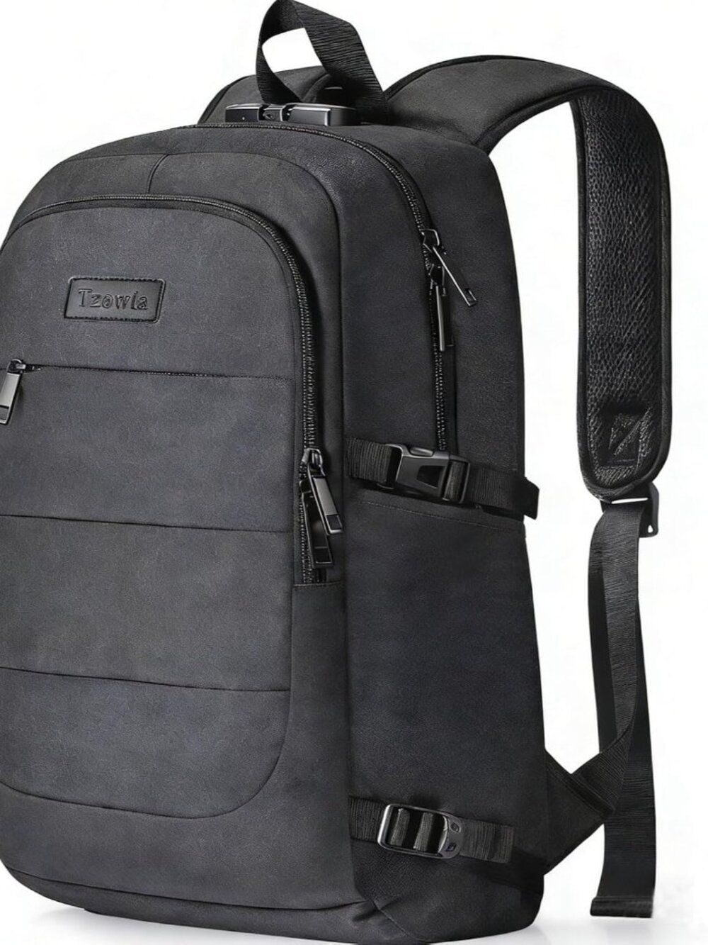 Secure Water-Resistant Travel Laptop Backpack with Large Capacity